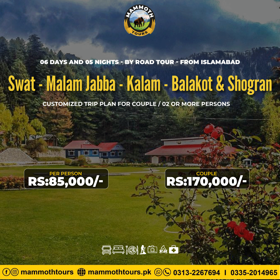 4. Swat Valley and Shogran - 06 Days