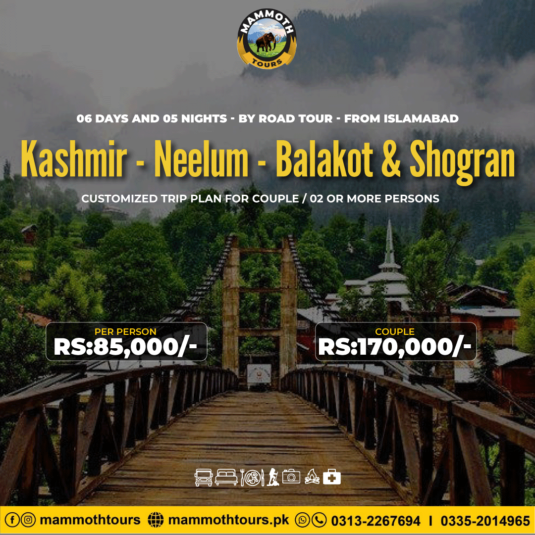 5. Kashmir and Shogran - 06 Days