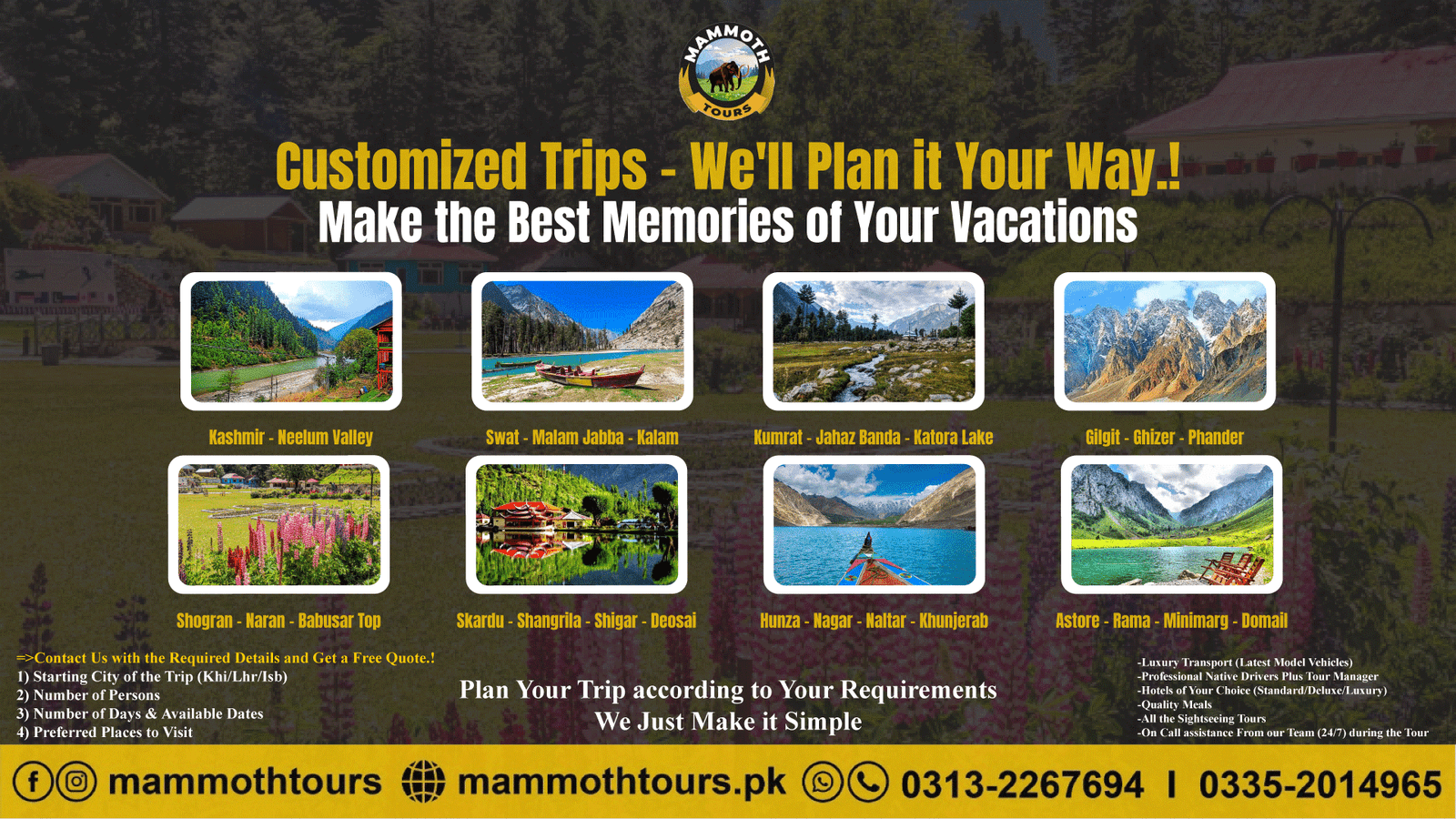 Customized Tours