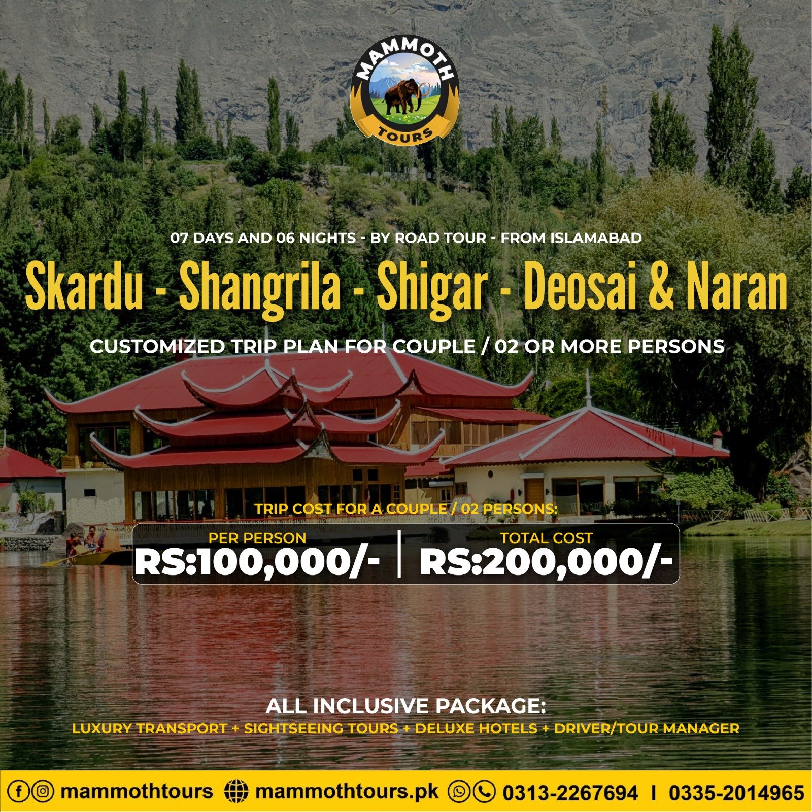 JUNE 3. Skardu - Deosai & Naran - 07 Days