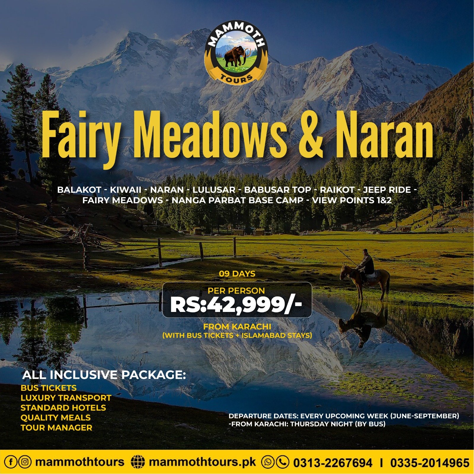 JUNE 5. Fairy Meadows - 09 Days - Khi